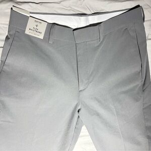 Kenneth Cole Reaction Stretch Slim Fit Pants - Light Gray